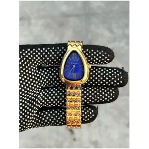 Bvlgari Watch Serpenti Seduttori Gold Blue Dial For Women (SUP2276)