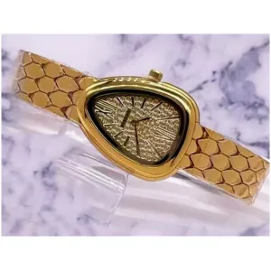 Bvlgari Watch Serpenti Seduttori  Full Gold For Women (SUP2277)