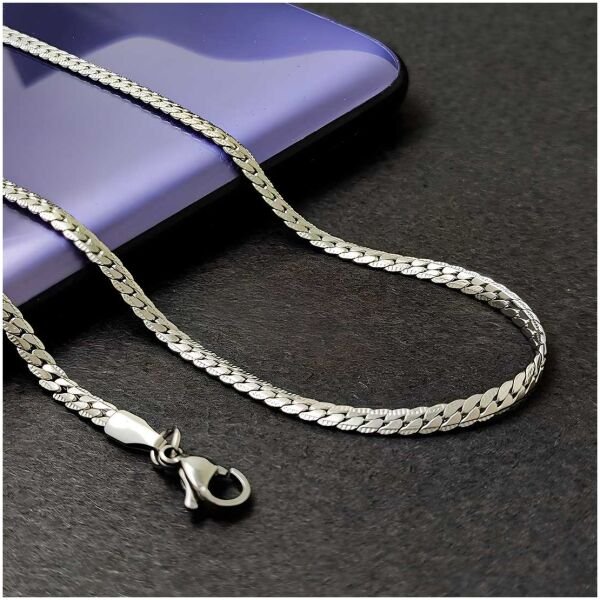 Glowing Silver Plated Chain