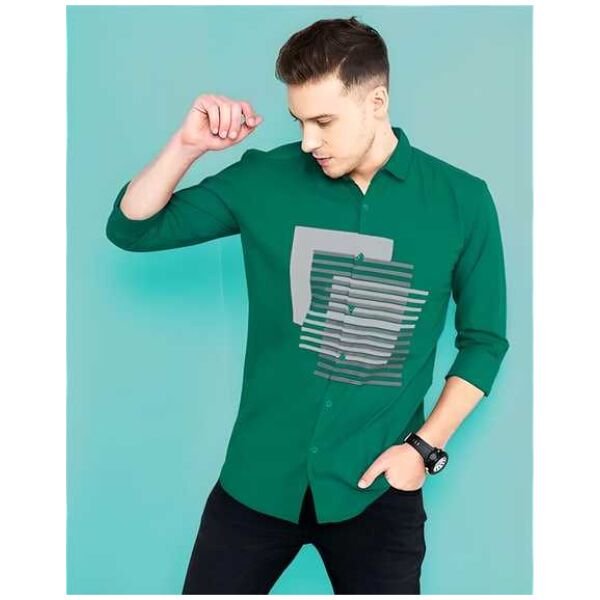 Cotton Printed Full Sleeves Regular Fit Casual Shirt