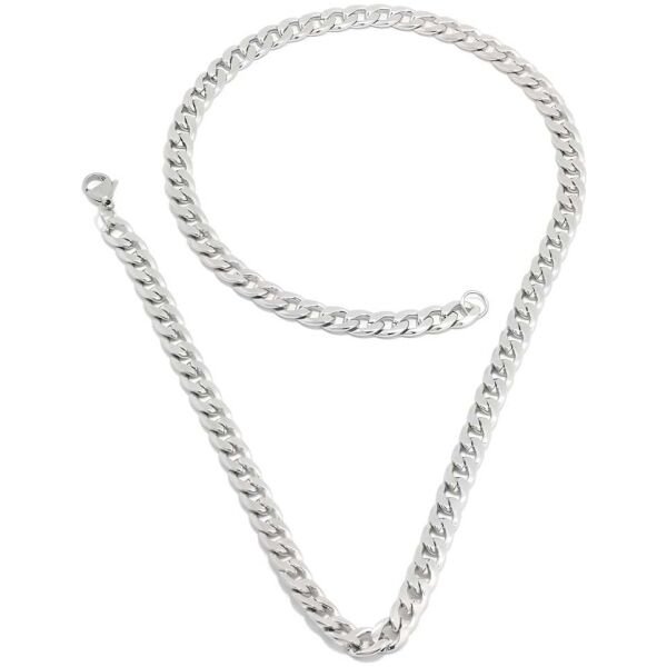 Delicate Mens Silver Plated Chain - Image 2