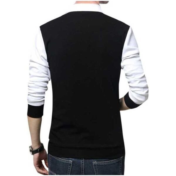 Cotton Blend Color Block Full Sleeves Slim Fit Casual Shirts - Image 3
