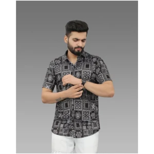 Rayon Printed Half Sleeves Regular Fit Mens Casual Shirt