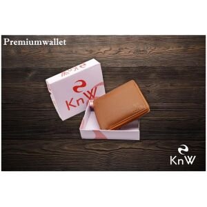 Knw Wallet Leather Green 8 Card Holder