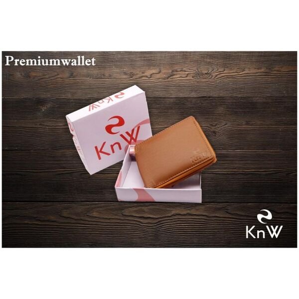 Knw Wallet Leather Green 8 Card Holder