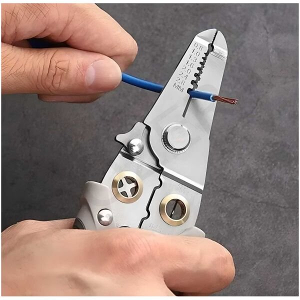 6 in 1 Cable Looping, Splitting, Cutting Pliers Wire Strippers