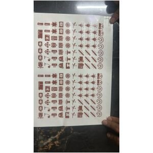 Gold Switch Stickers