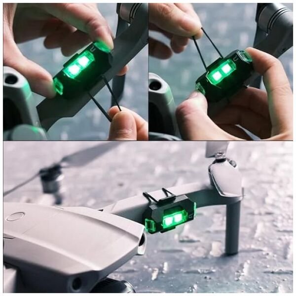 7 Colors Exterior Night Signal LED Light With USB (Pack Of 2)