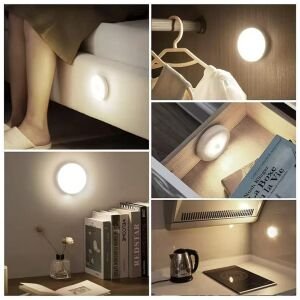 Motion Sensor Light for Home with USB Charging Wireless Self Adhesive LED Night Light