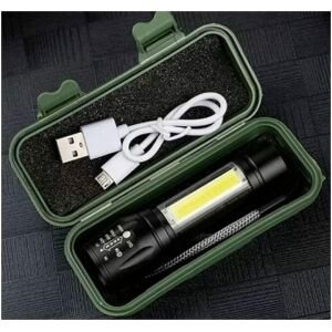 Pocket Size Mini Portable XPE + COB LED Tactical Flashlight
