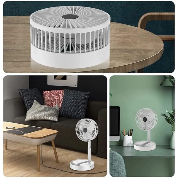 Powerful Rechargeable Table Fan - Image 3