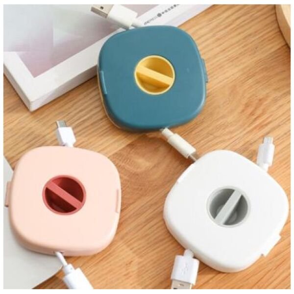 Cable Storage Box Multifunctional Rotatable Cable Storage Box