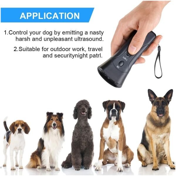 Ultrasonic Dog Chaser Stop Animals Attacks Aggression - Image 2