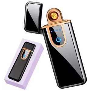 Metal flame Lighter USB Charging Cigrate Lighter Pocket Lighter