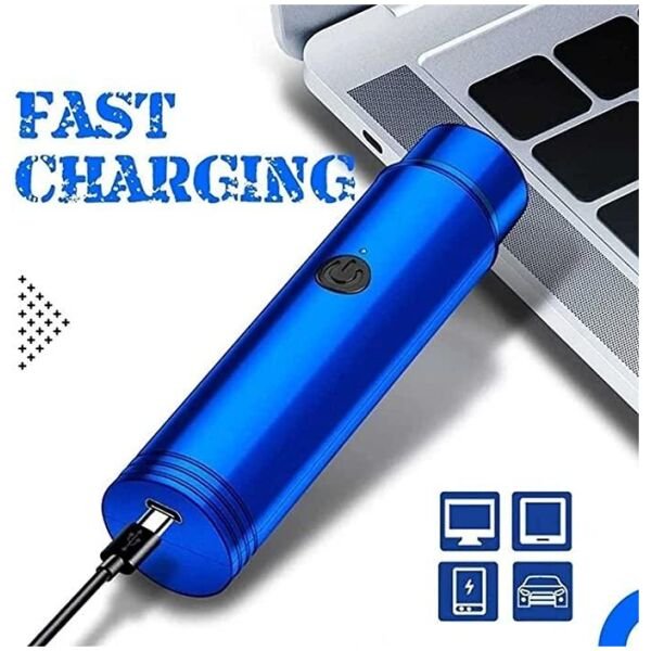 Electric Shaver For Men, Nose Mustache Trimmer Wet and Dry Use (Assorted Colour) - Image 3