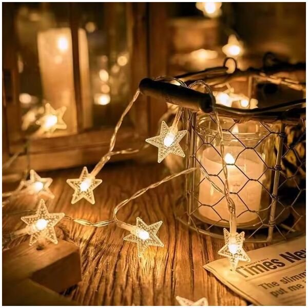 Serial String Star Lights for Decoration - Image 3