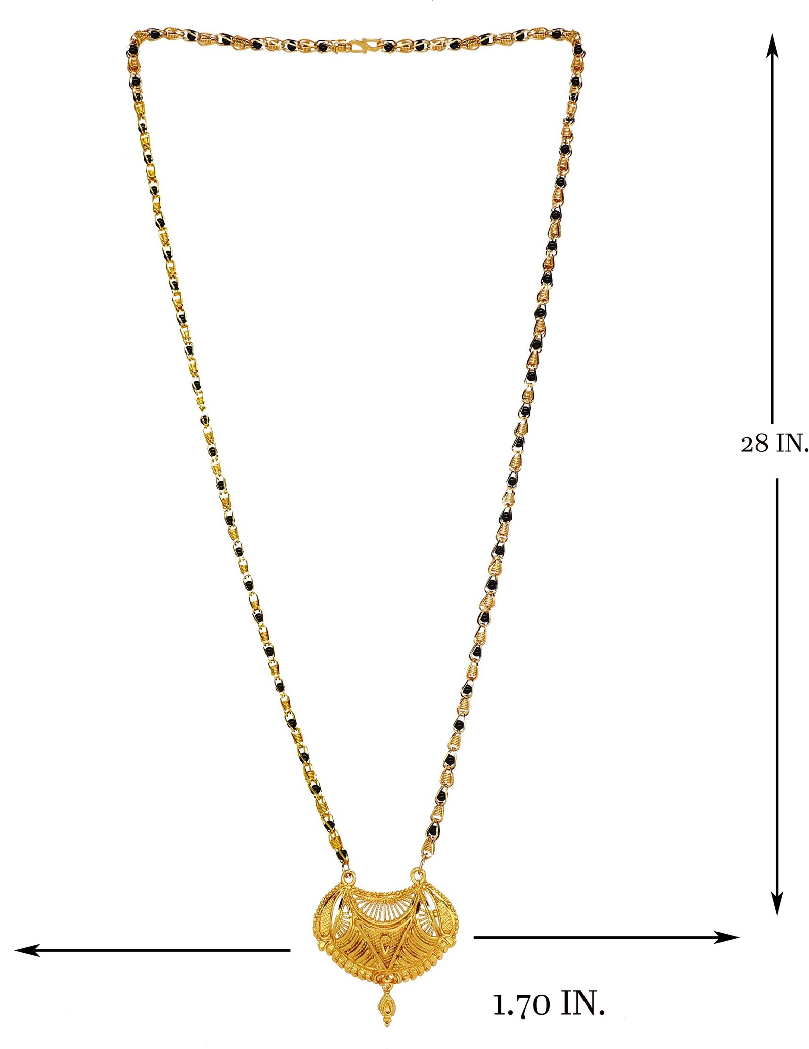 Elegant Gold Plated Mangalsutra - Image 2