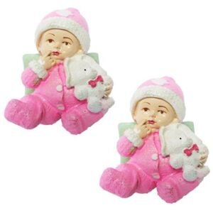 Handicraft New Born Baby Set of 2 Pieces Showpiece
