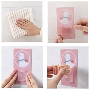 Mop Broom Holder Wall Mounted Cartoon Mop Broom Holders (Pack of 2)