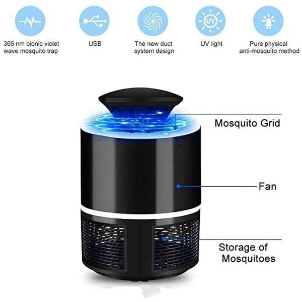 Electronic LED Mosquito Killer Machine Lamp for Home Electronic Fly Inhaler - Image 3