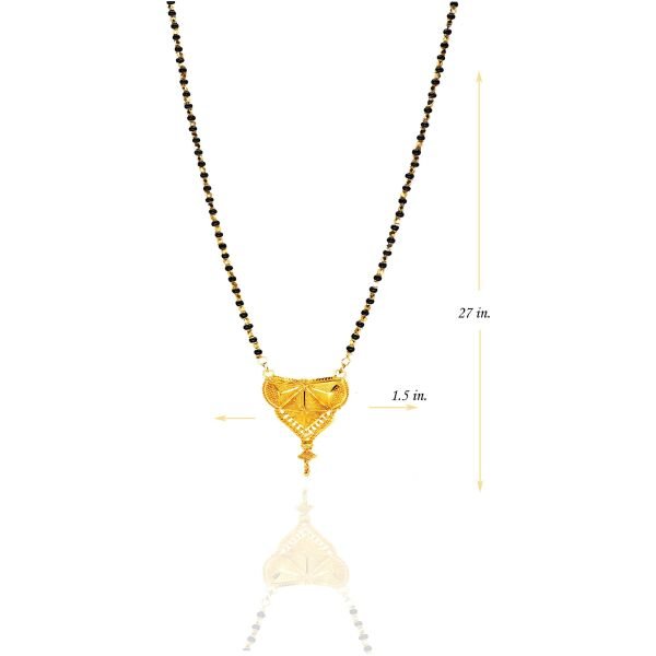 Unique Gold Plated Mangalsutra - Image 2