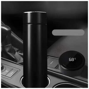 Stainless Steel Temperature Water Bottle Thermos, Double Wall Vacuum Intelligent Cup with LCD Smart Display (500 ML)