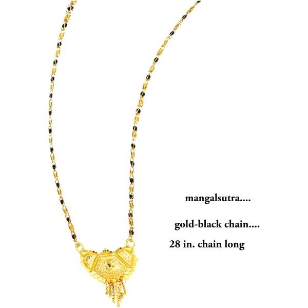 Stunning Gold Plated Mangalsutra - Image 2