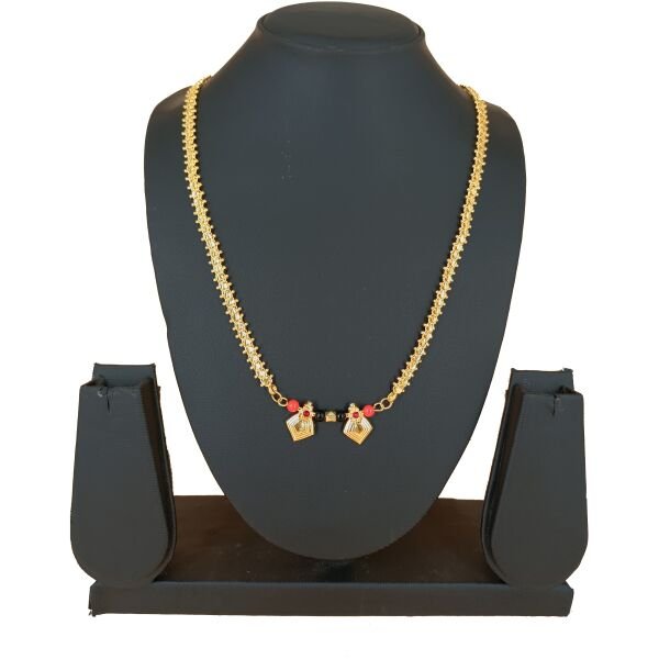 Beautiful Gold Plated Mangalsutra - Image 2
