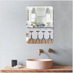 Combo of Oval Shape & Square Shape Mirror (Pack of 2)