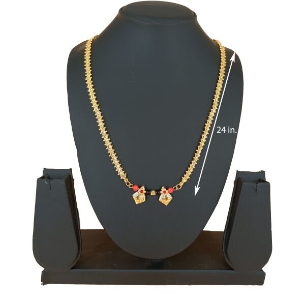 Beautiful Gold Plated Mangalsutra - Image 3