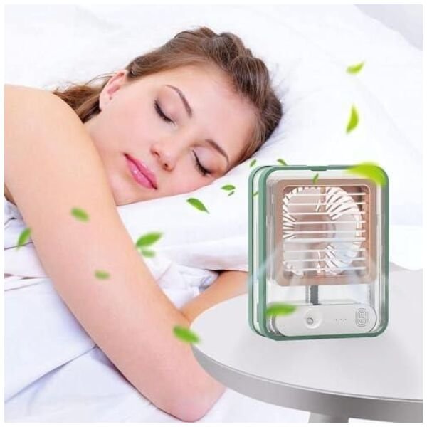 Rechargeable Battery Operated Mini USB Fan With Mist Water Spray