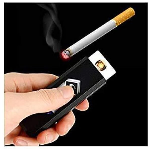 USB Lighter Electronic USB Windproof Rechargeable Cigarette Lighter - Image 3