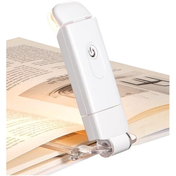 Usb Rechargeable Book Reading Light With Brightness Adjustable For Eye Protection