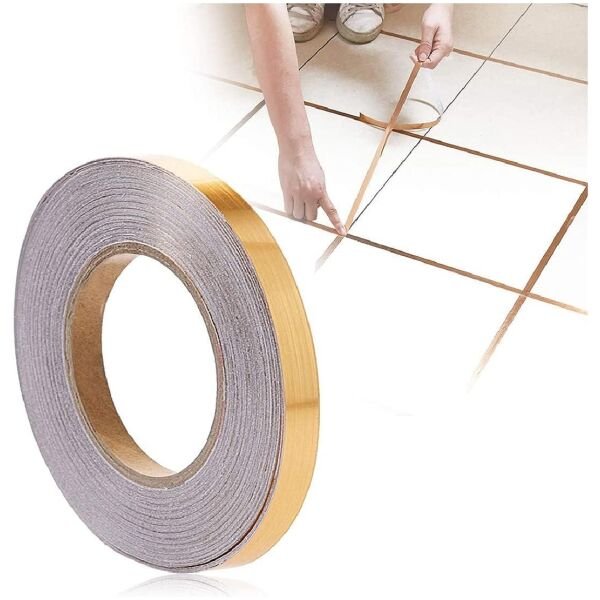 50 Meters Waterproof Gap Sealing Golden Decoration Tape for Home