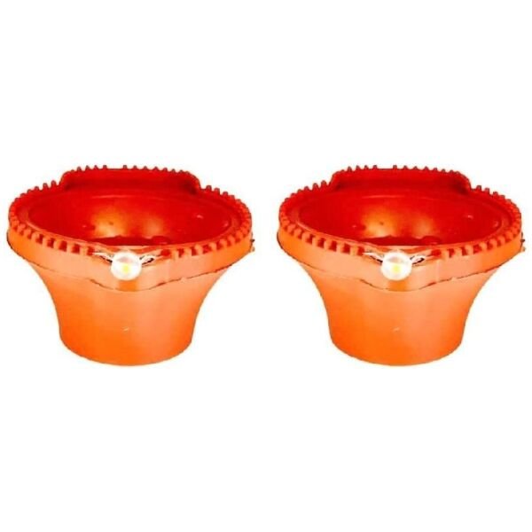 LED Light Water Sensor Diyas Plastic with, Ambient Lights, (Pack of 6/12/18/24) - Image 2