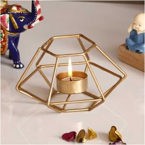 CraftIndia Decorative Handcrafted Metal Tea Light Holder