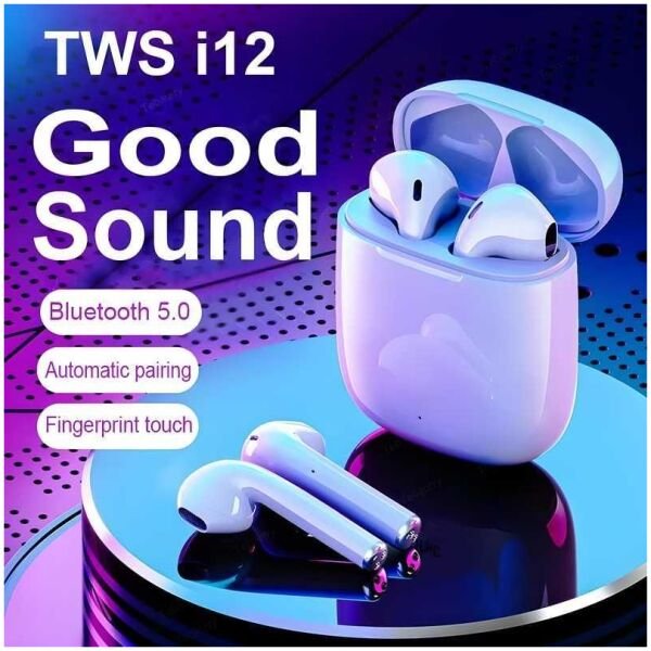i 12 TWS Wireless Headphone Bluetooth Earphone 5.0 Stereo Headset for all Mobiles - Image 2
