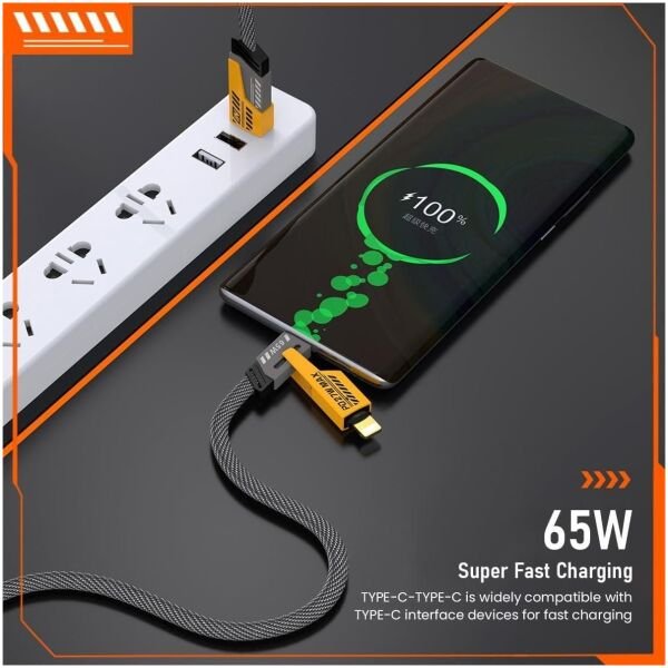 USB C Cable Lightning Cable 4 in 1 - Image 2