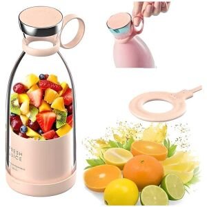 Mixen Fresh Juice Portable Blender, 350ML Smoothie Blender Bottle, Grinder For Smoothie or Shakes, Baby Food, Personal Mixer, Mini Juicer