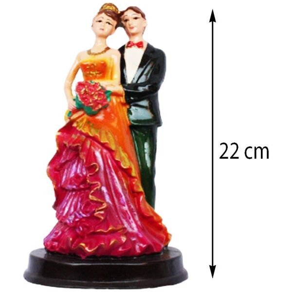 Handcrafted Loving Married Couple Statue Showpiece - Image 3