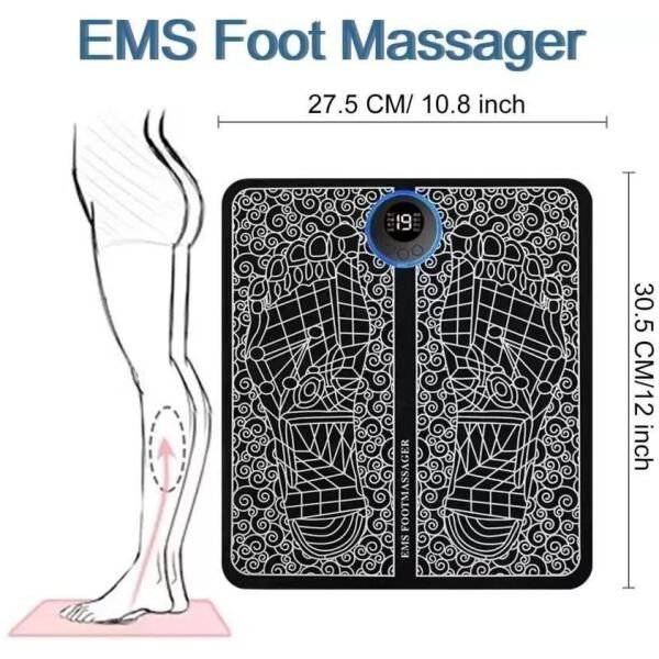 7-in-1 Electronics Cleaner Kit KeFoot Massager Feet Massage Machine ,Electronic Muscle Stimulator Massage Mat USB Rechargeable Massager (Black)yboard Cleaner kit, Portable Multifunctional Cleaning Tools (Copy) - Image 3