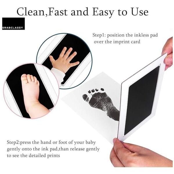 Inkless Baby Footprint Ink Pad - Image 3