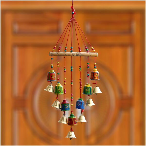 CraftIndia Handcrafted Decorative Wall/Door/Window Hanging Bells - Image 2