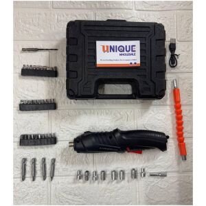 Metal Electric Screwdriver with 47 Pcs Screwdriver Bit Set