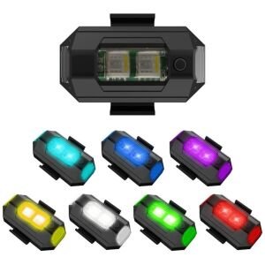 Helmet Exterior Night Signal Light With USB (Pack Of 2)