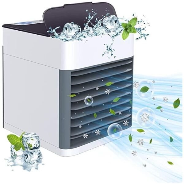 Portable Mini Air Conditioner Small Size 500Ml Water Tank USB Powered