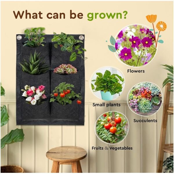 Vertical Hanging Wall Planter for Balcony /Indoors - Image 2