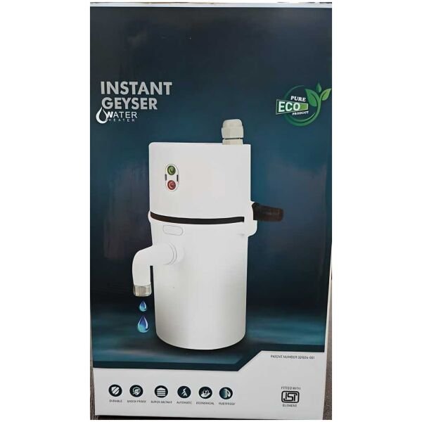 Instant Electric Water Geyser (Random Colours Available) - Image 2