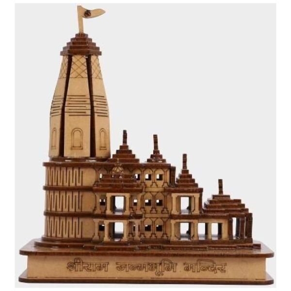 Decorative Showpiece Wood Temple For Gift - Image 3