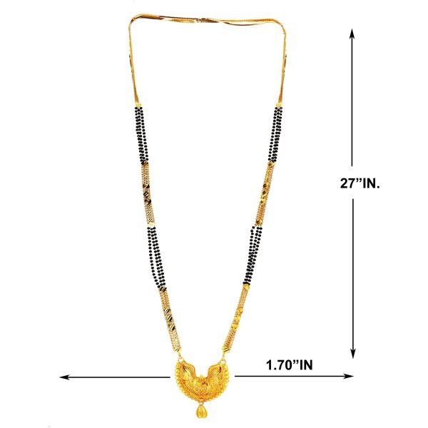 Elegant Gold Plated Mangalsutra - Image 2
